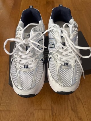 Zapatillas New Balance Plata/Blanco