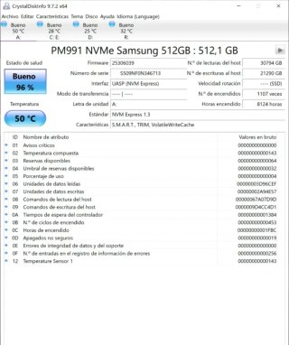 SSD NVMe Samsung 512GB PM991