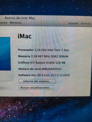 iMac 5.1 Intel Core 2 Duo