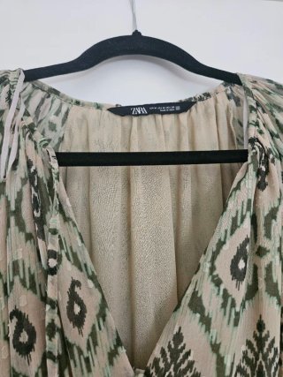 Vestido Zara Talla L Estampado