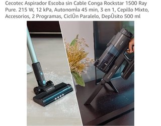 Cecotec Conga Rockstar Aspirador Escoba