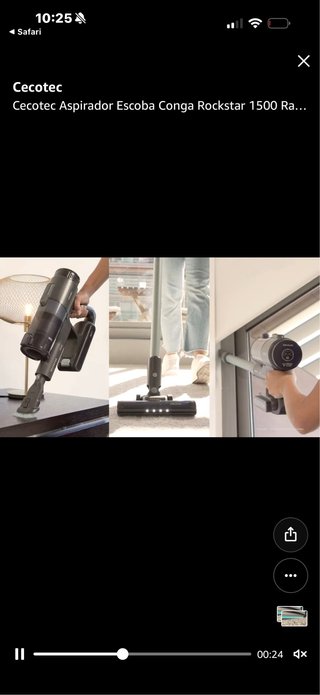 Cecotec Conga Rockstar Aspirador Escoba
