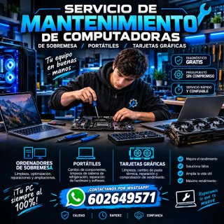Mantenimiento de computadoras *ver foto