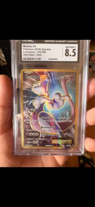 Mewtwo EX Pokémon Evolutions 103/108 Holo