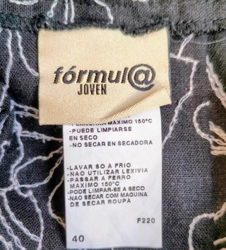 Falda bordada Talla 40