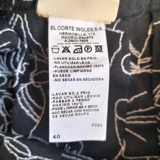 Falda bordada Talla 40