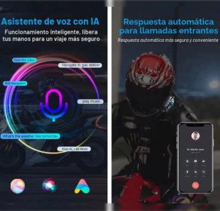 Intercomunicador Y12 Pro para Moto