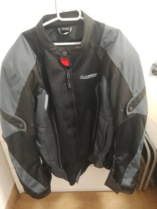 Chaqueta RAINERS Moto Negra y Gris