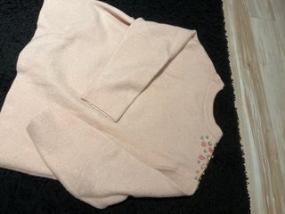 Jersey rosa con pedrería