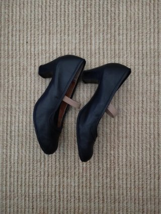 Zapatos flamenco 34 clavos El Rocio negros