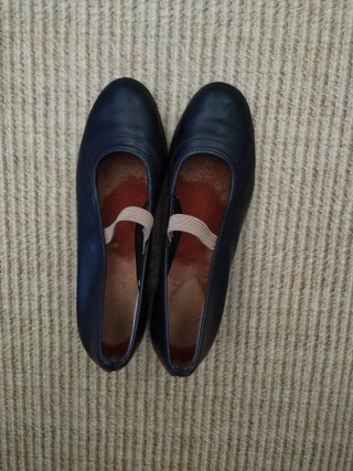 Zapatos flamenco 34 clavos El Rocio negros