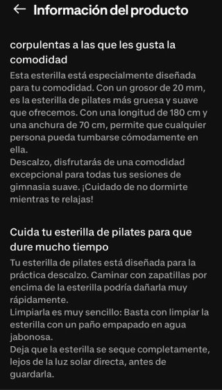 Esterilla Yoga Domyos Negra
