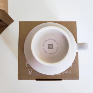 2 Tazze Mug Nespresso originali - Beige mai usate