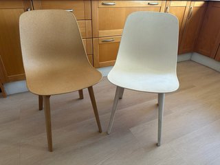 Silla ODGER beige/blanco