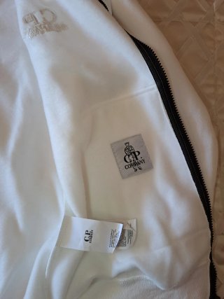 Felpa CP Company con cappuccio e zip