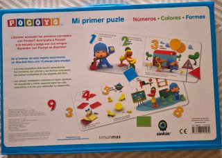 Pocoyó. Mi primer puzle: Números Colores Formas