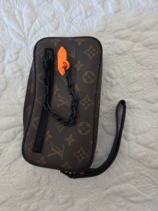 Bolso Louis Vuitton Monogram con detalles naranja