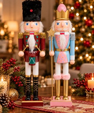 Cascanueces soldado de Madera Navidad