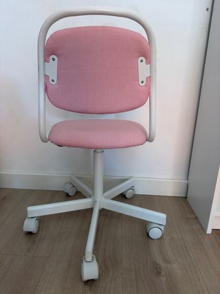 Silla de escritorio infantil rosa