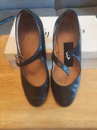 Zapatos Flamenco Niña Talla 35 Negros