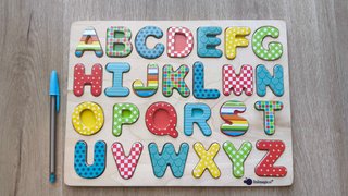 Puzzle Abecedario Madera ItsImagical