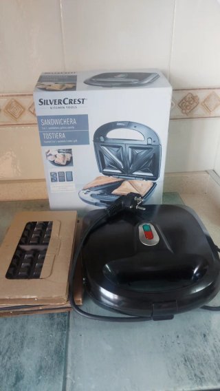 Sandwichera 3 en 1 Silver Crest