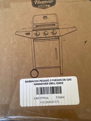 Barbacoa de gas Hannover Grill 3 fuegos