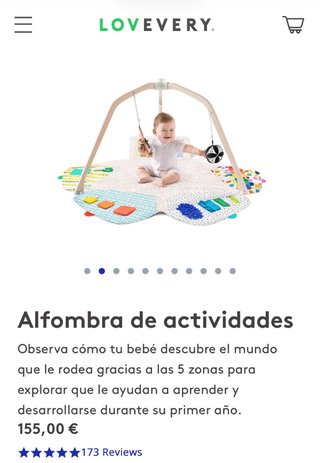 Alfombra de actividades Lovevery 0-12meses