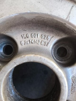 4 Llantas de aluminio 14 pulgadas VW/SEAT