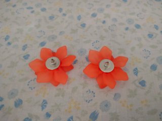 Pendientes flor naranja Parfois. Sin estrenar