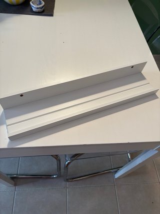 6 Estanterias Mosslanda blancas 55cm