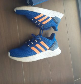 Scarpe Adidas Blu/Arancio Taglia 38,5