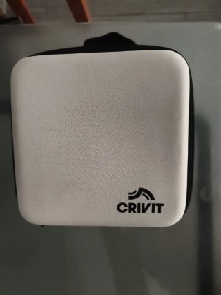 Mini pistola masaje CRIVIT beige/negra