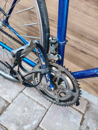 Bicicleta Carretera Clásica Vintage Azul