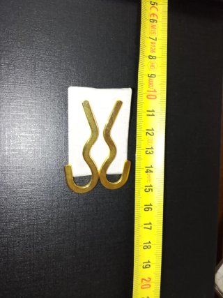 Pendientes bisutería dorados