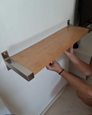 Soportes Balda IKEA Metal Plateado