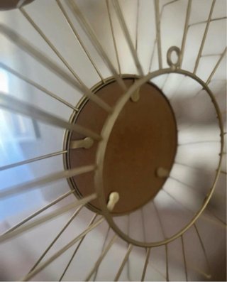 Specchio Raggi di Sole Dorato Boho