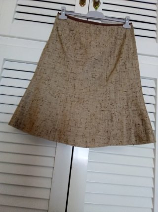 Falda Tintoretto Beige y Marrón