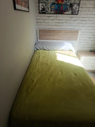 Cama individual con canapé