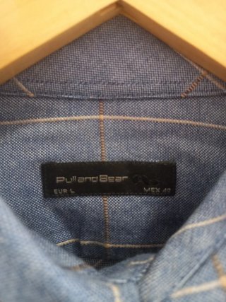 Camisa Pull and Bear cuadros hombre