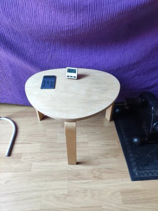 Mesa auxiliar redonda Ikea