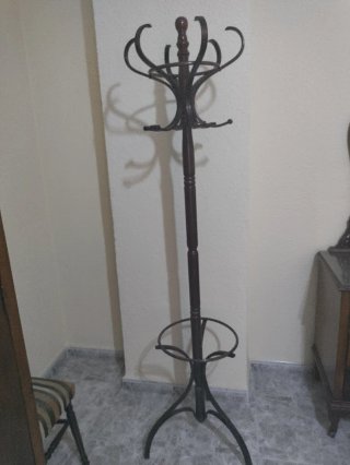 Perchero estilo Thonet de madera