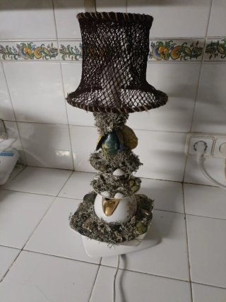 Lámpara artesanal motivos marineros