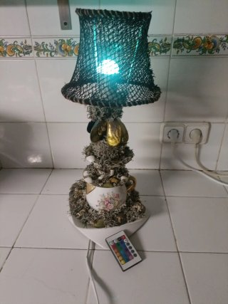Lámpara artesanal motivos marineros