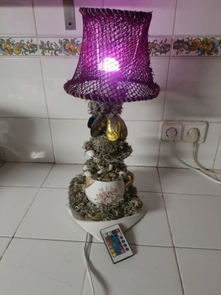 Lámpara artesanal motivos marineros