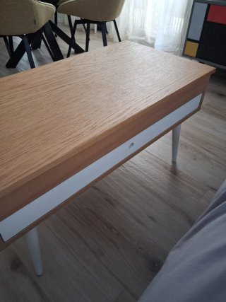 Mesa de centro elevable de madera