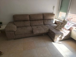 Sofá modular beige 3 metros