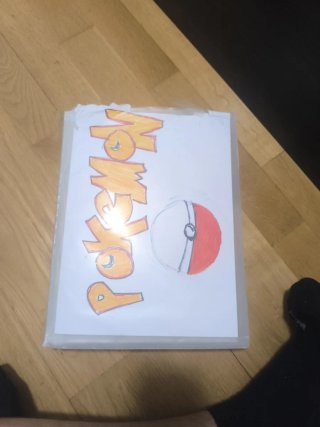 Álbum de cartas Pokémon completo