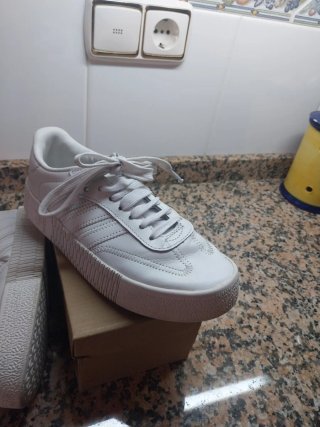 Zapatillas Adidas Niña Talla 36 Blancas