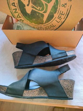 Sandalias Mujer Panamá Jack Negras